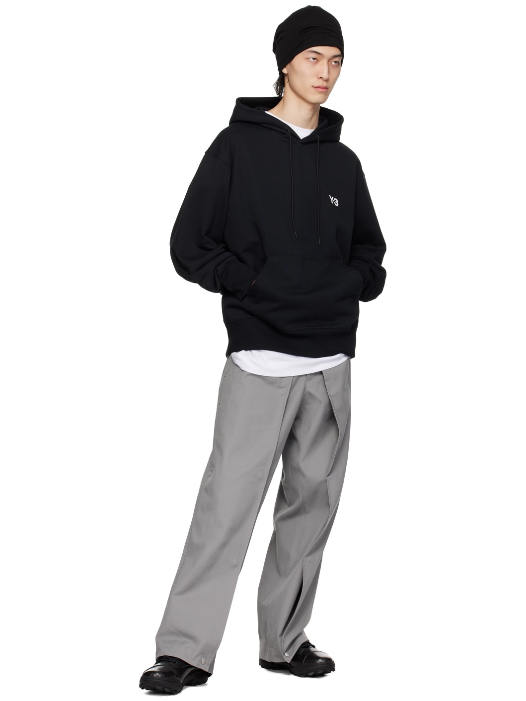 Gray Workwear Trousers - 4
