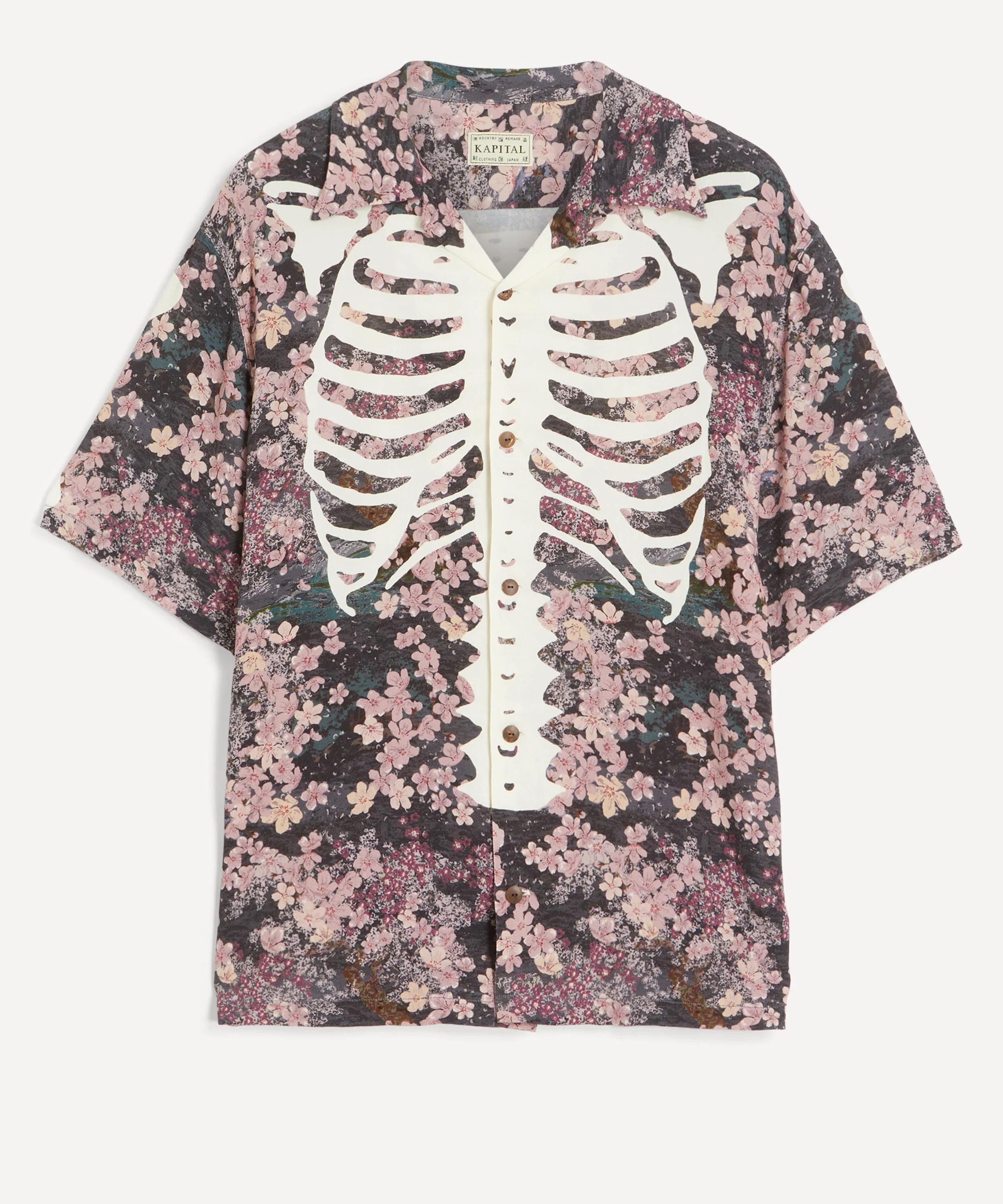 Rayon SAKURA-BONE Aloha Shirt - 1