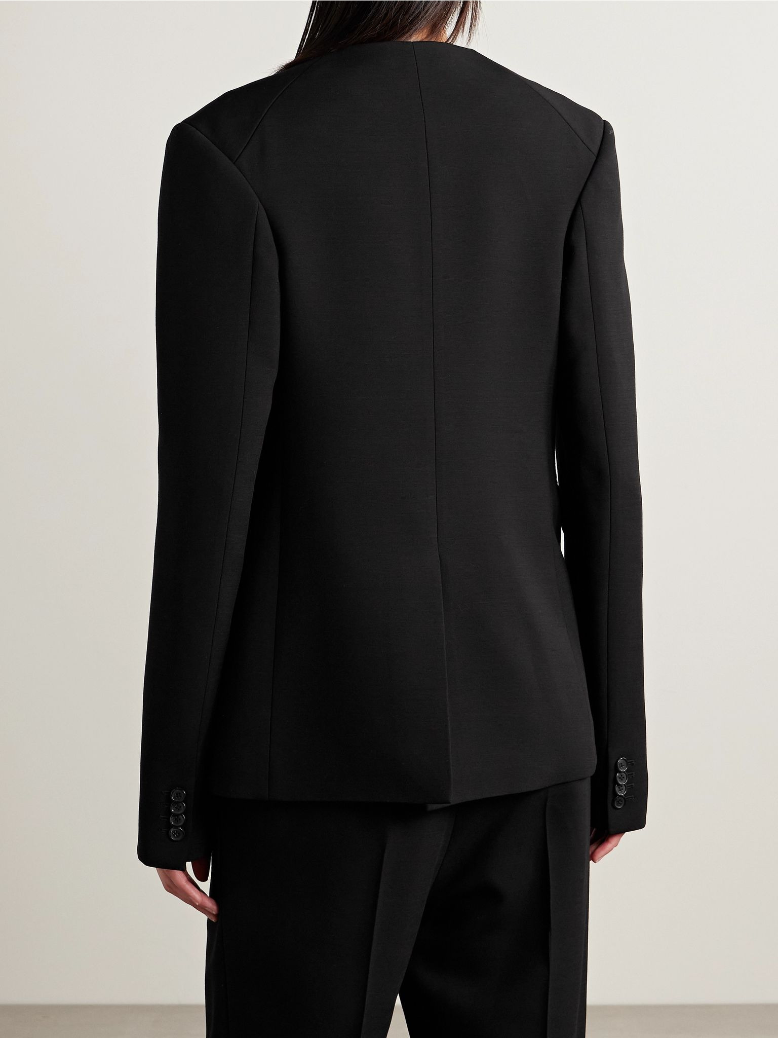 Jameson crepe jacket Black - 4