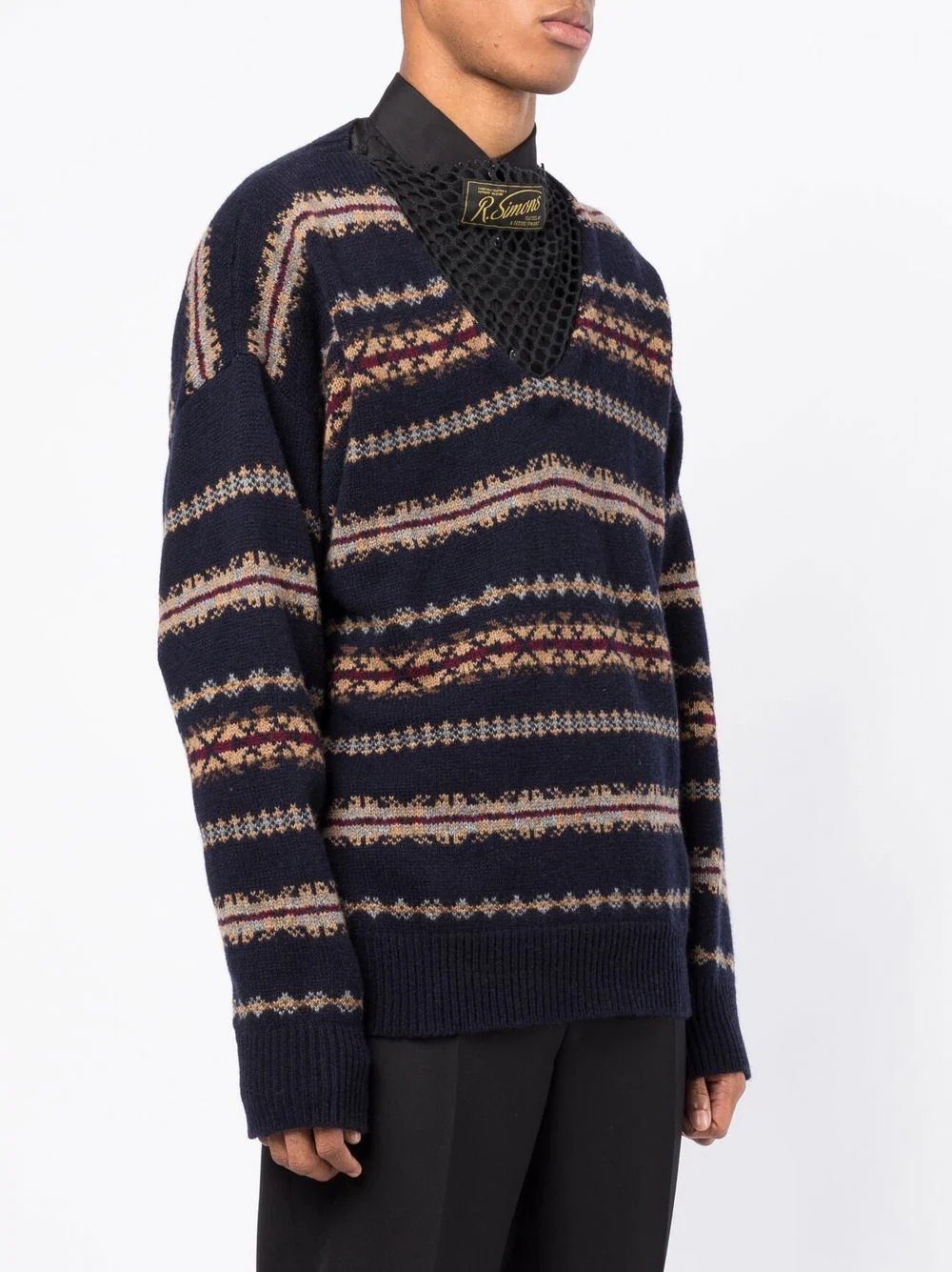 fairisle knit jumper - 4