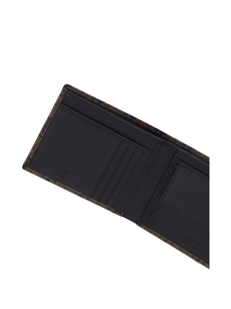Milano monogram-print logo-plaque wallet 3