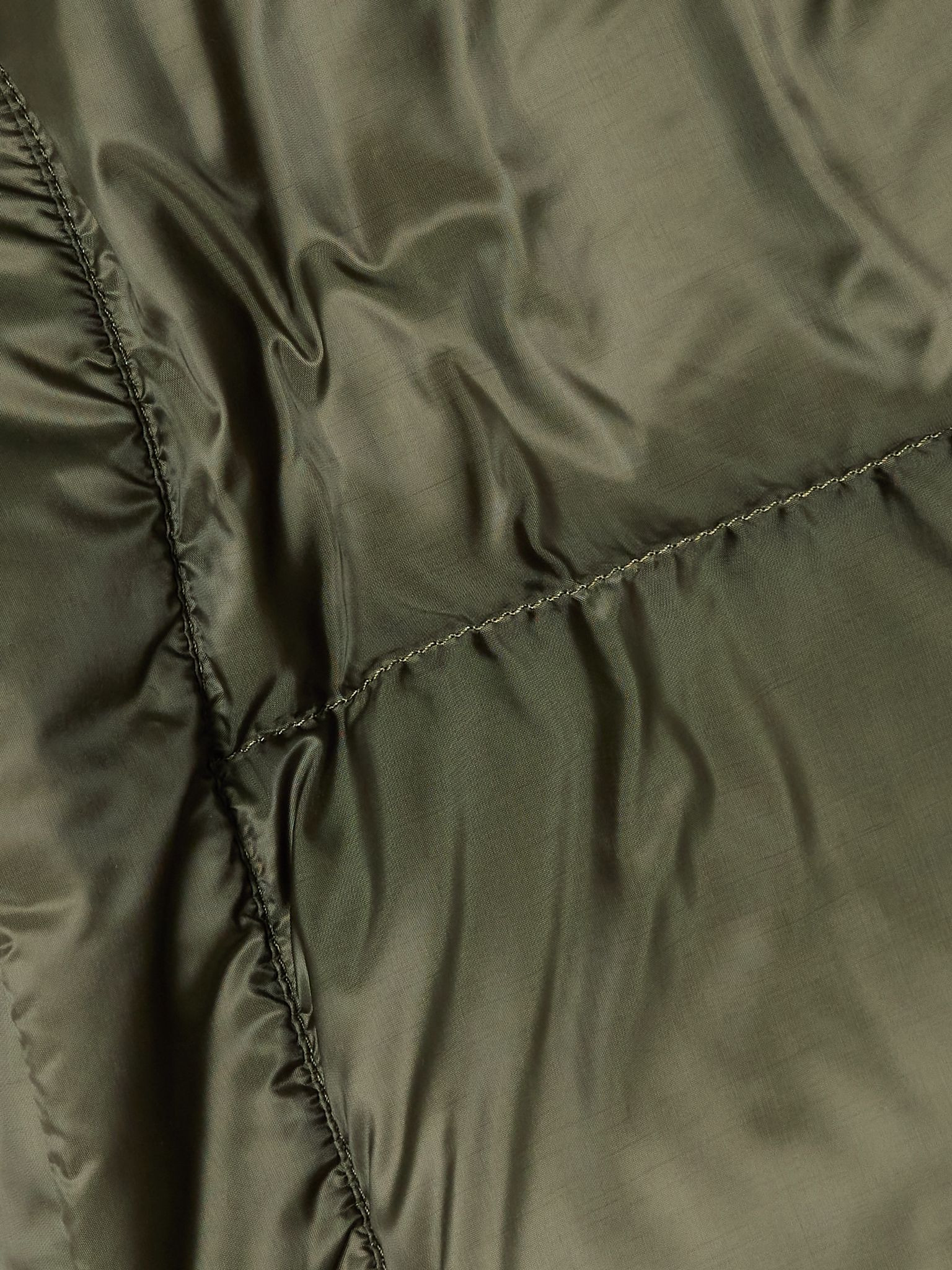 The Cube Seia hooded padded shell down coat Green - 5