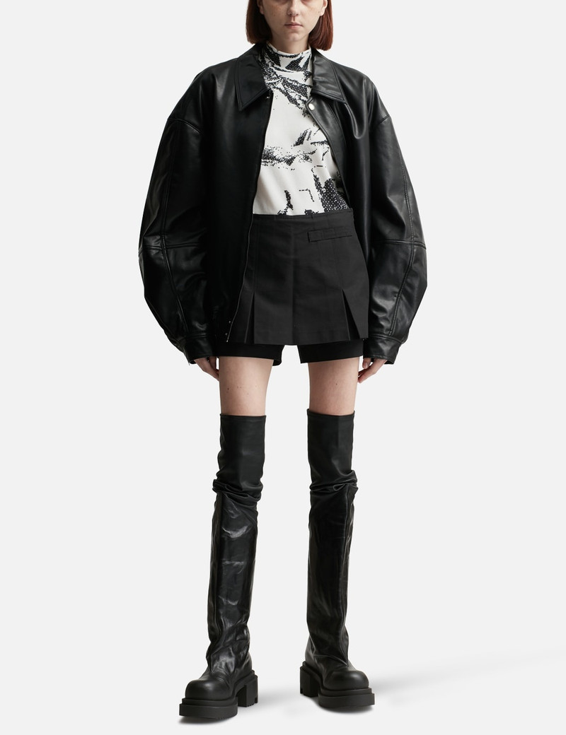 lesugiatelier ROSE GRAPHIC HIGH NECK T-SHIRT outlook