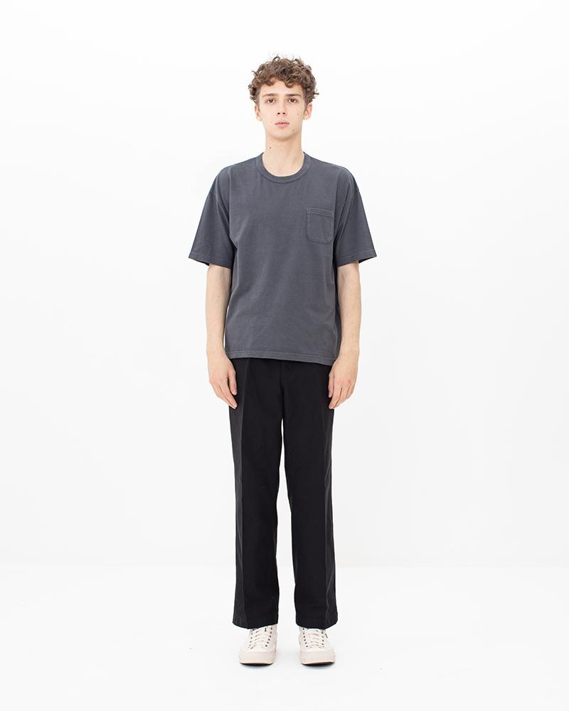JUMBO TEE S/S DMGD (U.D.) BLACK - 2