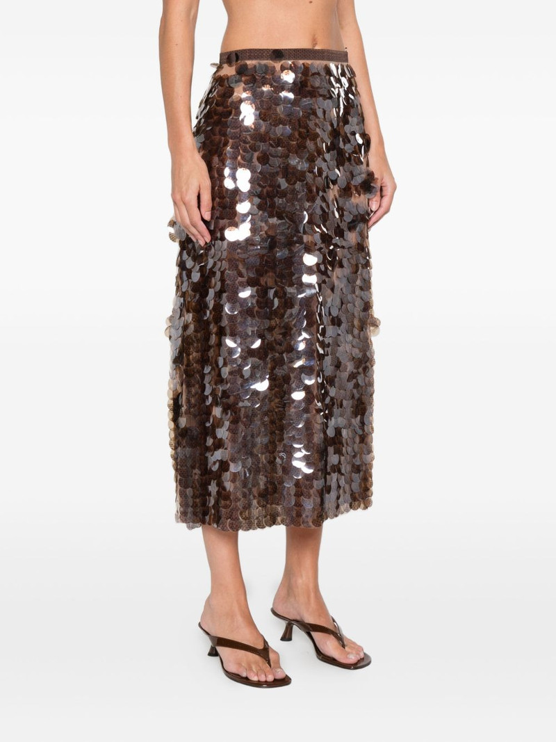 sequinned midi skirt 3