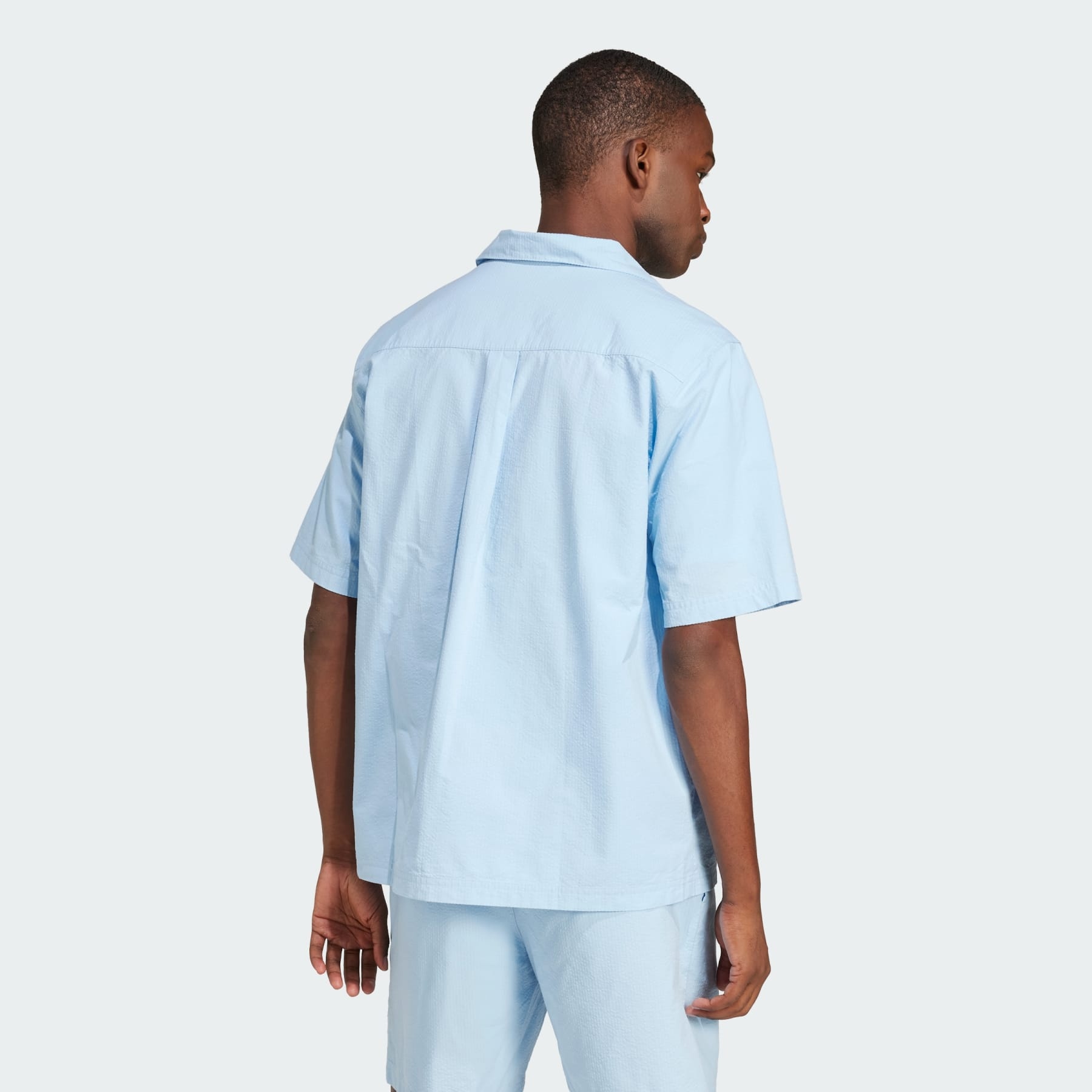 Essentials Seersucker Short Sleeve Shirt - 3