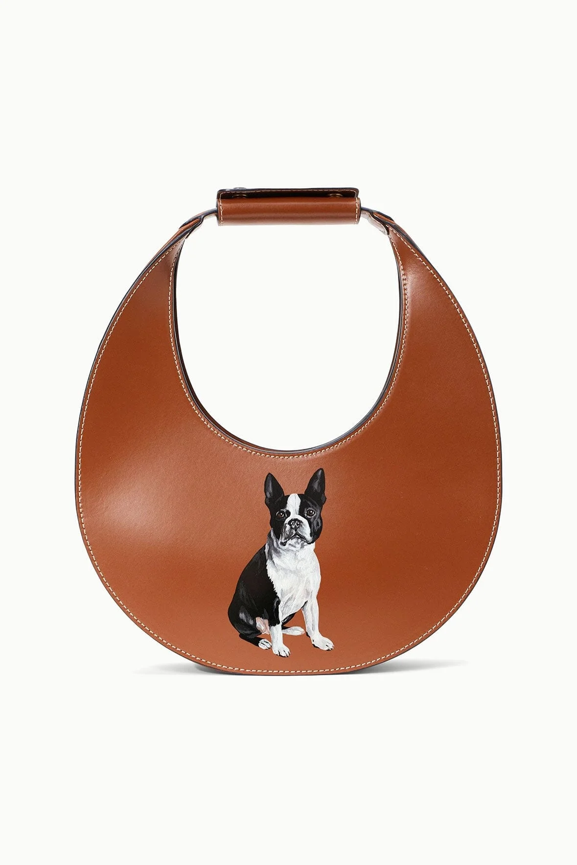 STAUD CUSTOM MOON BAG | TAN - 1