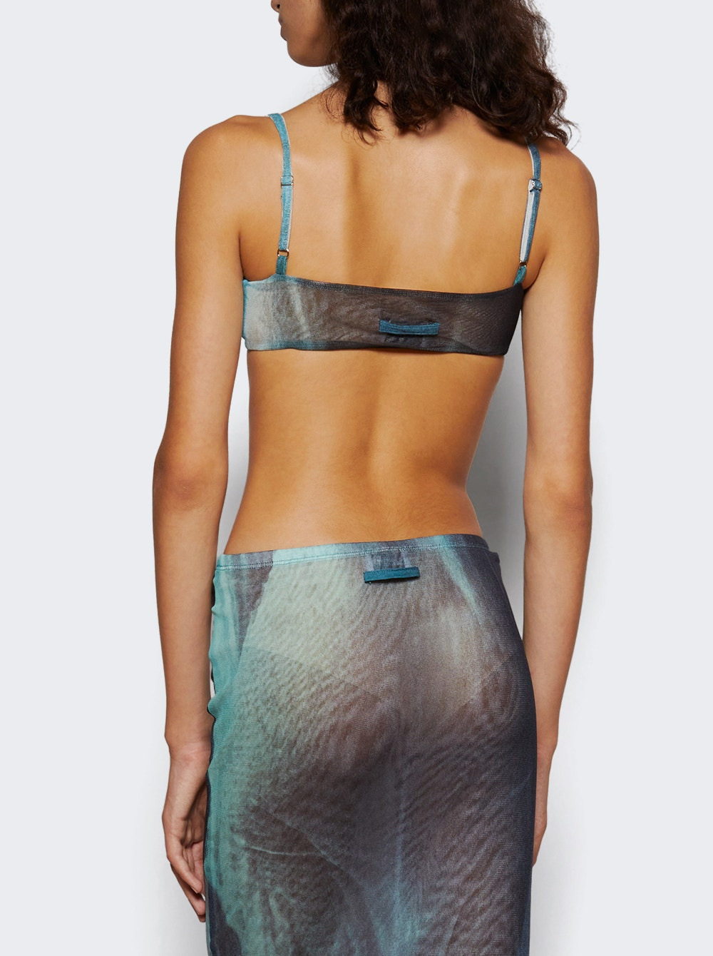 Mesh Bra Water Print - 4