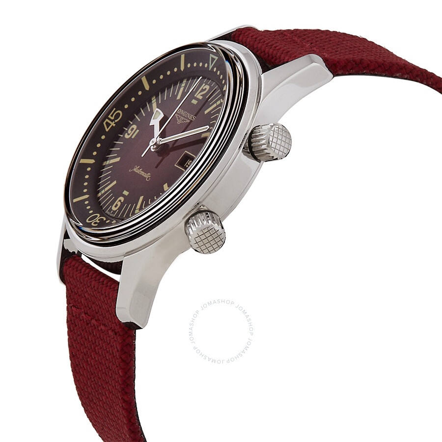 Longines Legend Diver Automatic Bordeaux Dial Ladies Watch L3.374.4.40.2 - 2