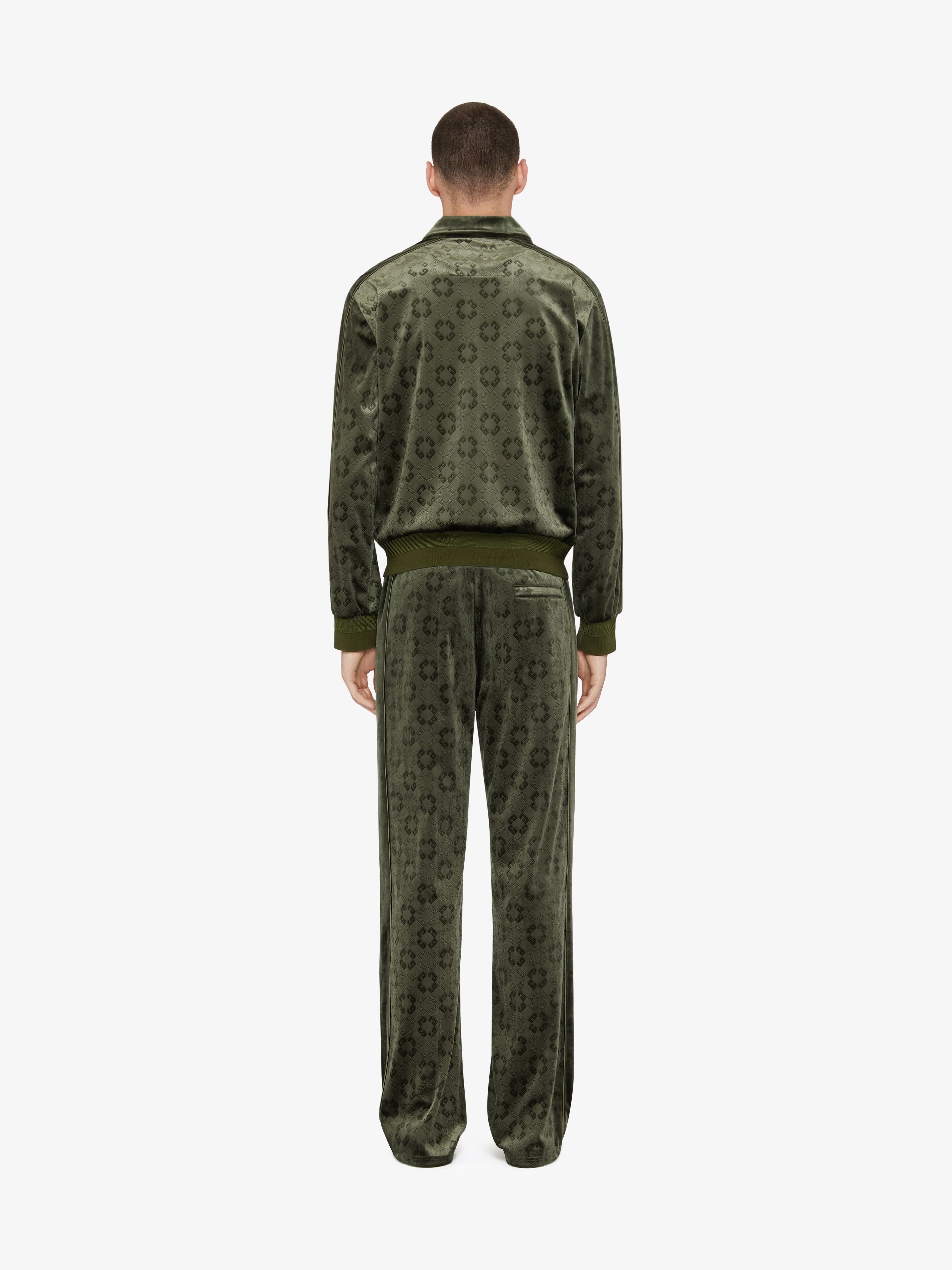 TRACKSUIT JACKET IN MONOGRAM 72 VELVET - 4