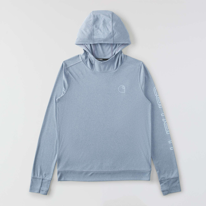 Women's Force Sun Defender™ Relaxed LS Logo Hoodie 7