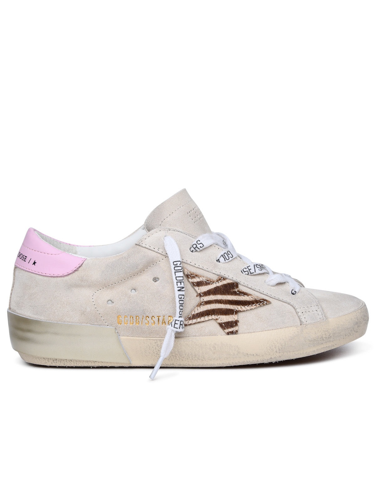 Golden Goose Woman Golden Goose 'Super-Star Classic' Cream Leather Sneakers - 1