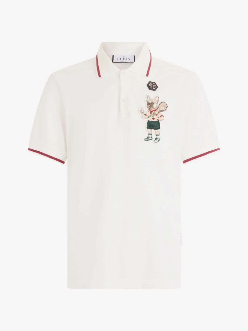 tennis patch polo shirt - 1