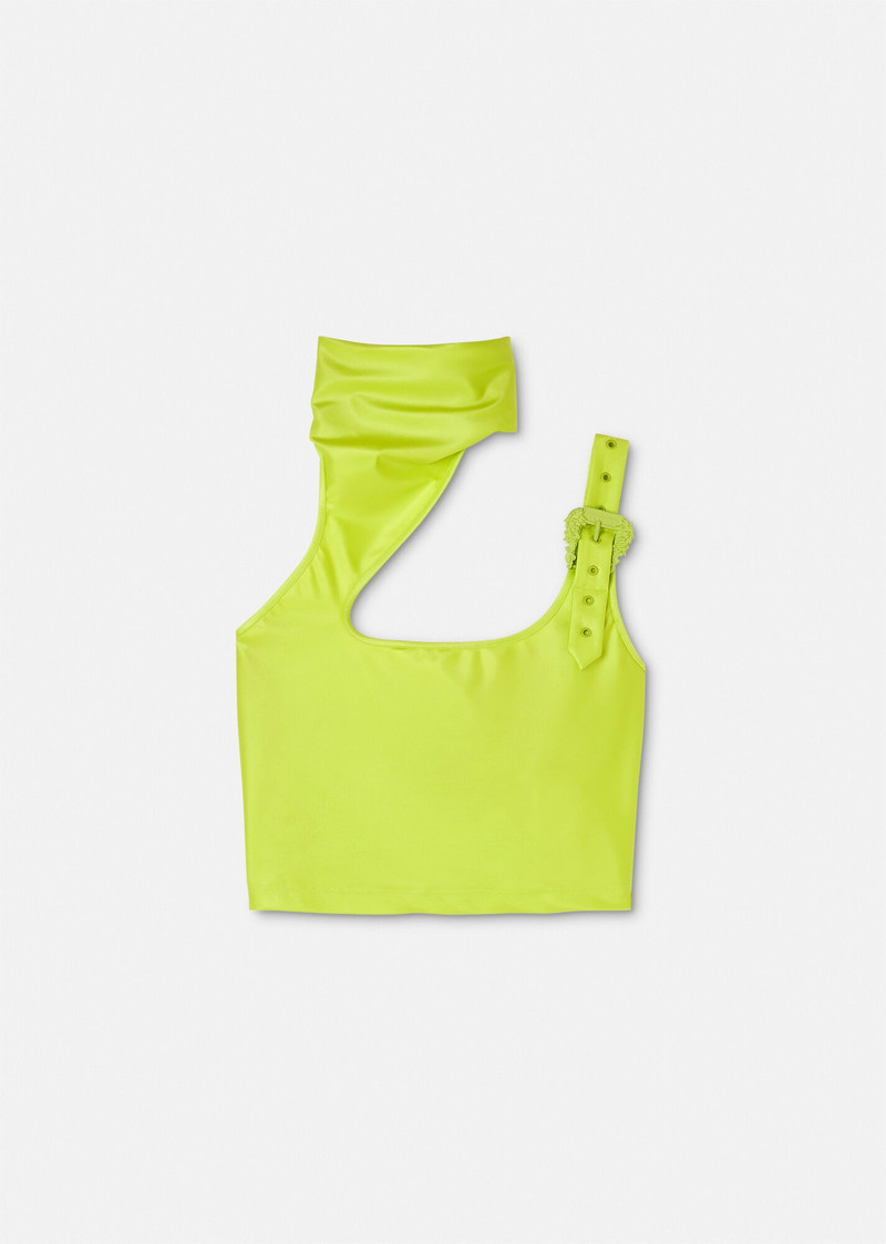 Baroque Buckle Crop Top 1