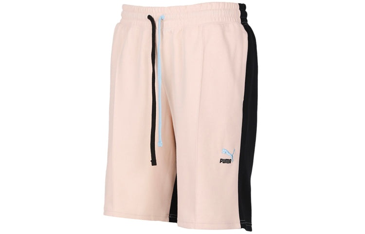 PUMA Culture Maker Logo Shorts 'Pink Black' 598528-65 - 2