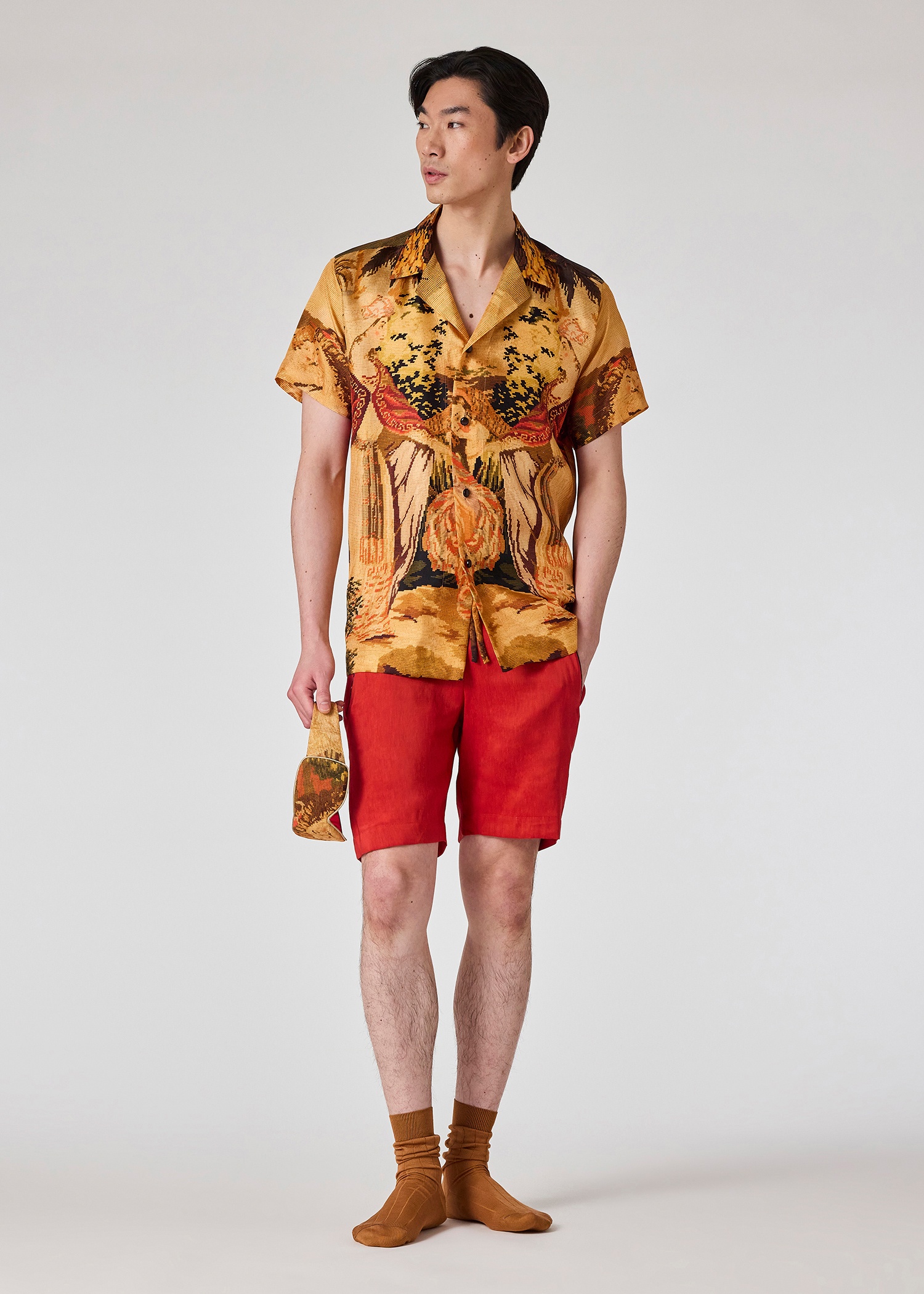 Daniel Hanson For Paul Smith - Tapestry Print Silk Pyjama Shirt - 4