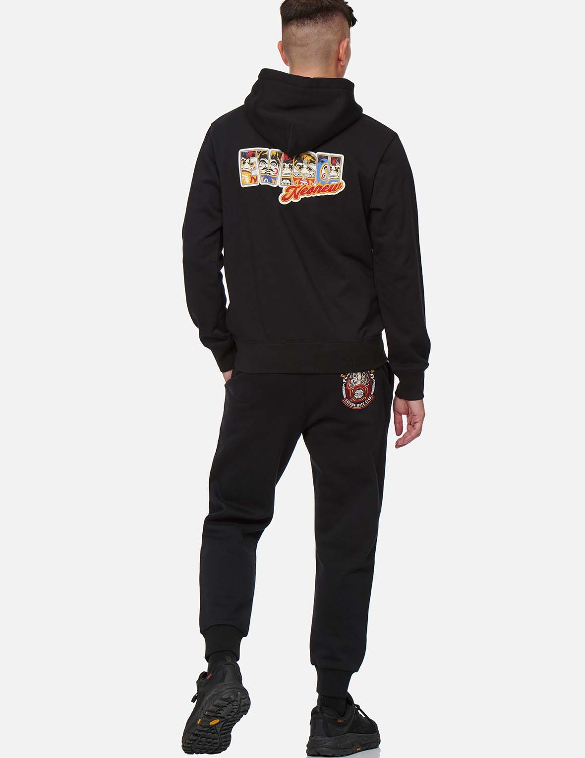 DARUMA BROTHERS PRINT HOODED SWEATSHIRT - 5