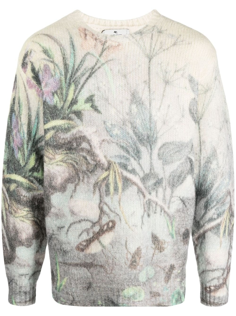 intarsia-knit wool sweatshirt - 1