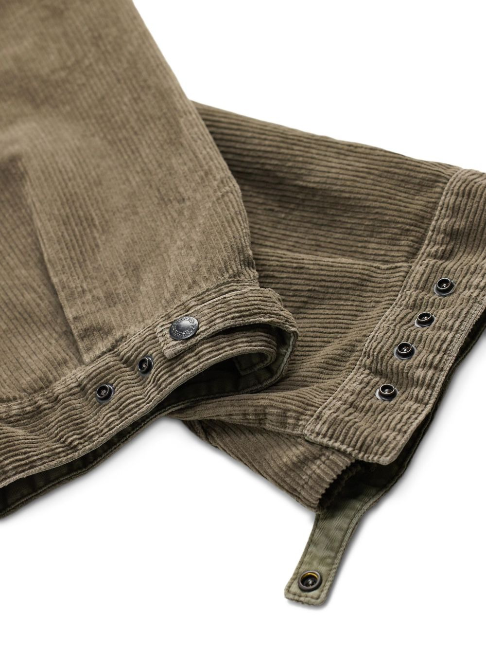 corduroy straight-leg trousers - 4