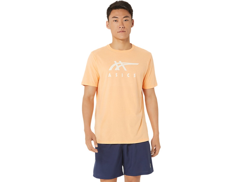 ASICS STRIPE SHORT SLEEVE TEE - 1