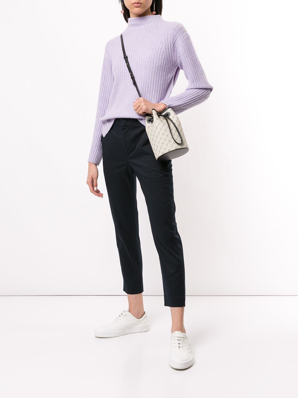 cropped slim-fit chinos - 2