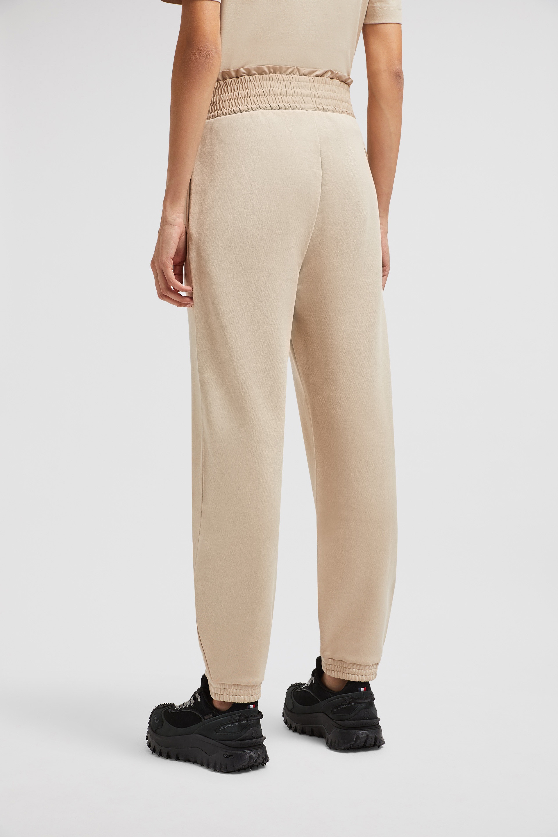 Embroidered Logo Cotton Sweatpants - 5