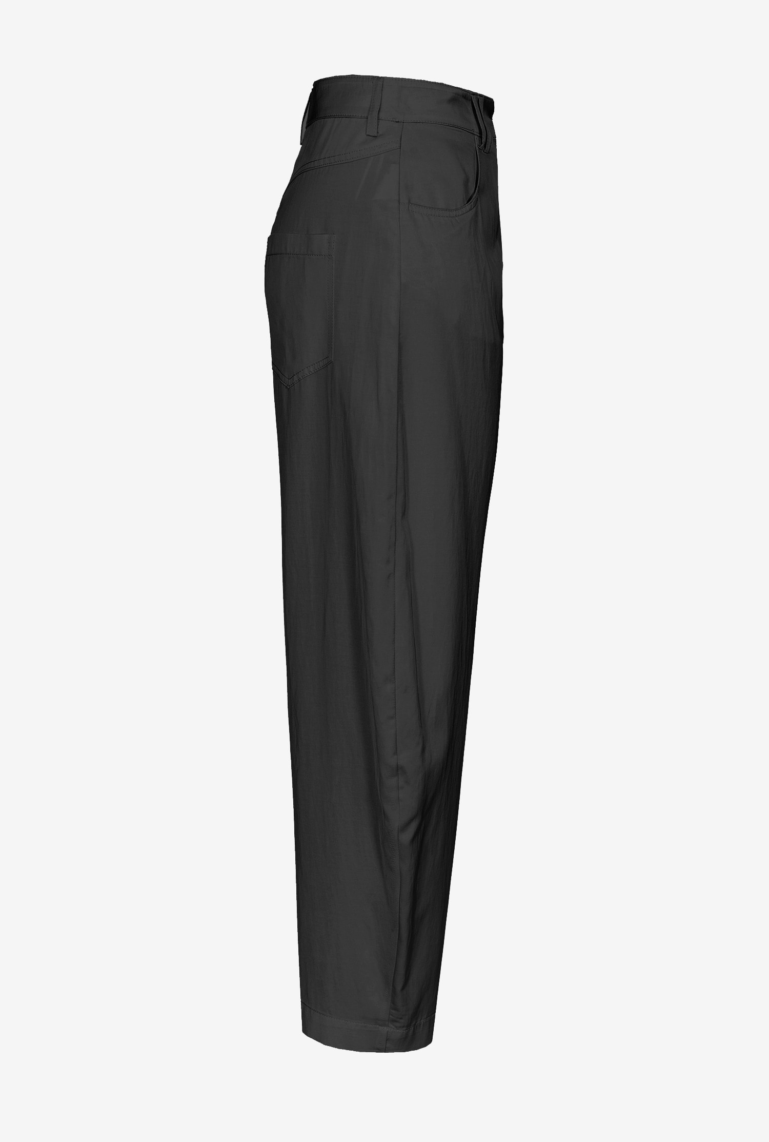 SATIN BARREL-LEG TROUSERS - 6