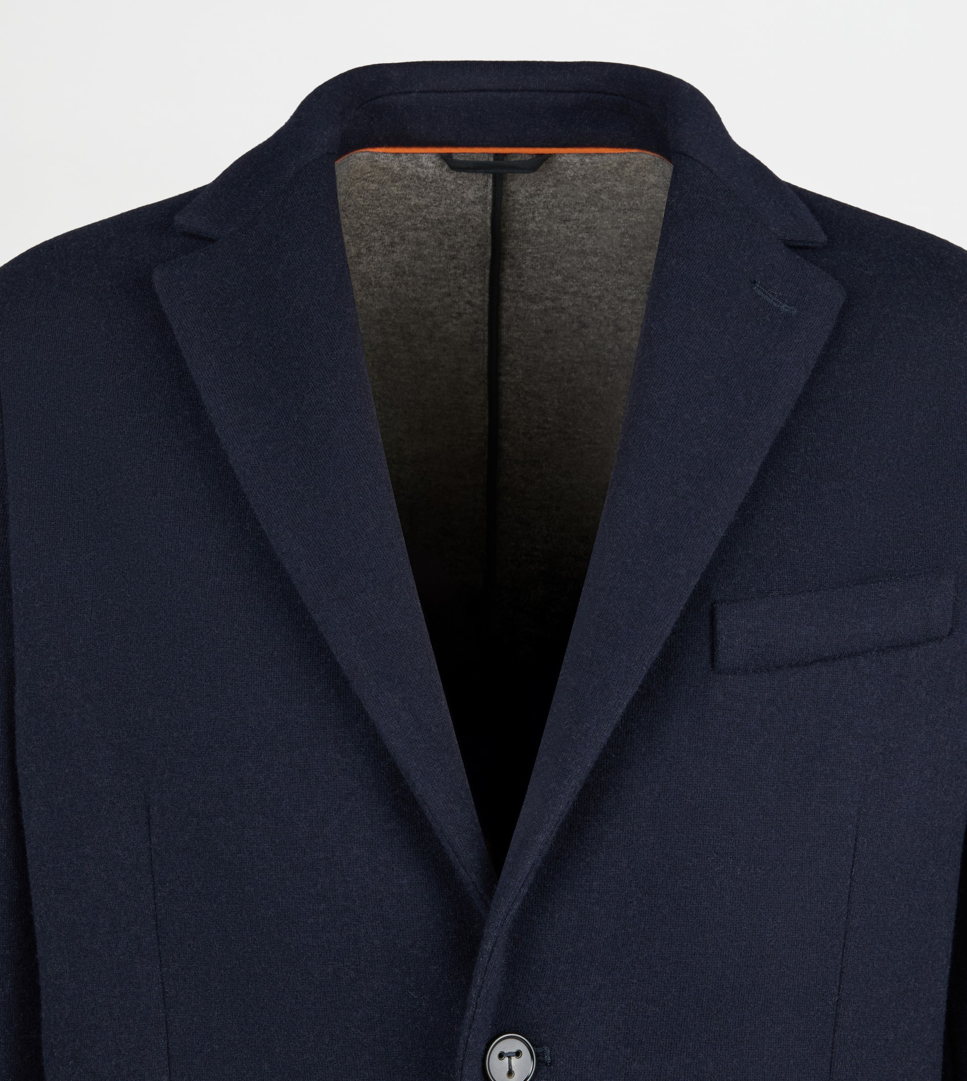 BLAZER IN CASHMERE BLEND JERSEY - BLUE - 2