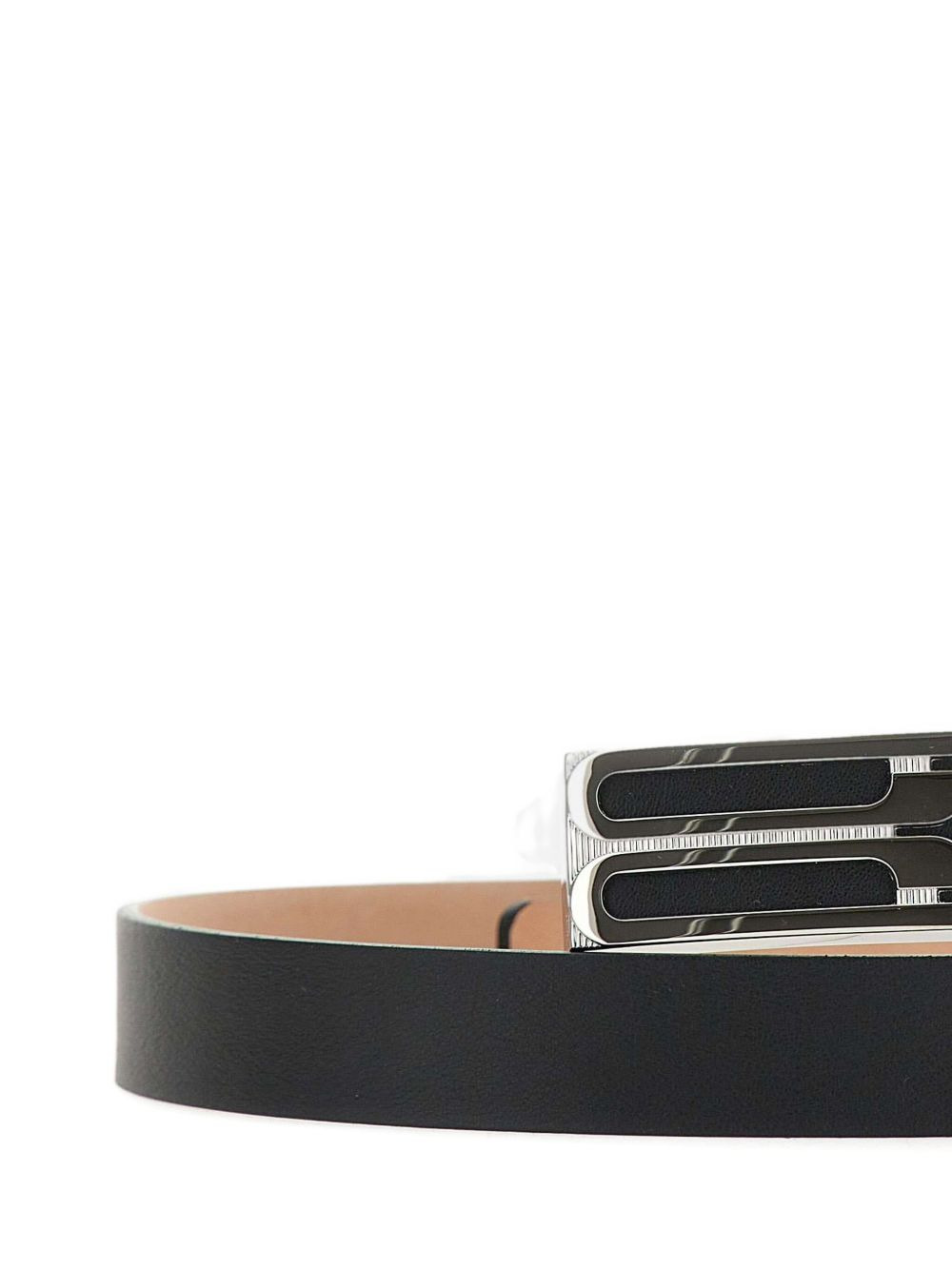 buckle leather belt - 2