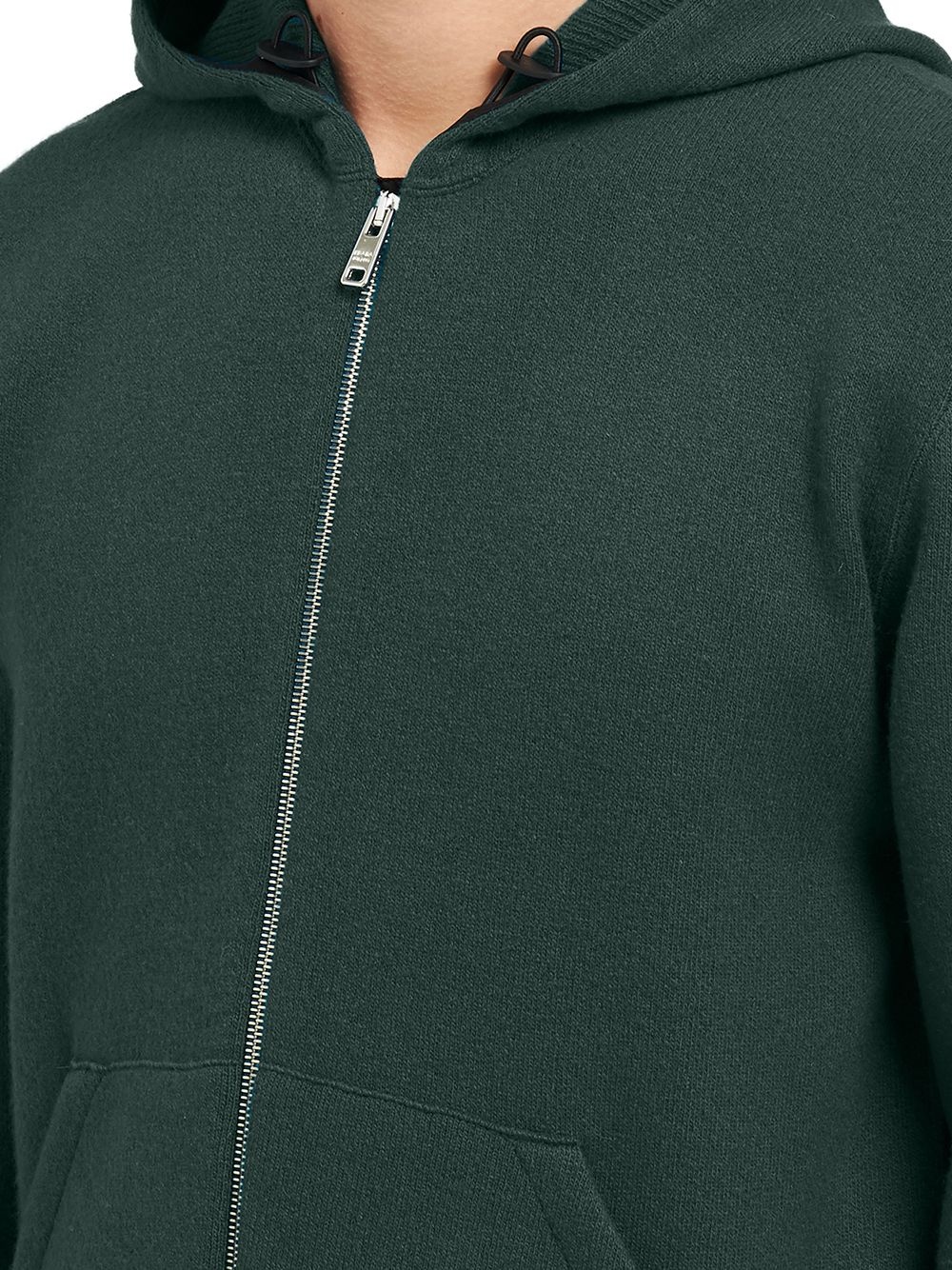 zip fastening hoodie - 5