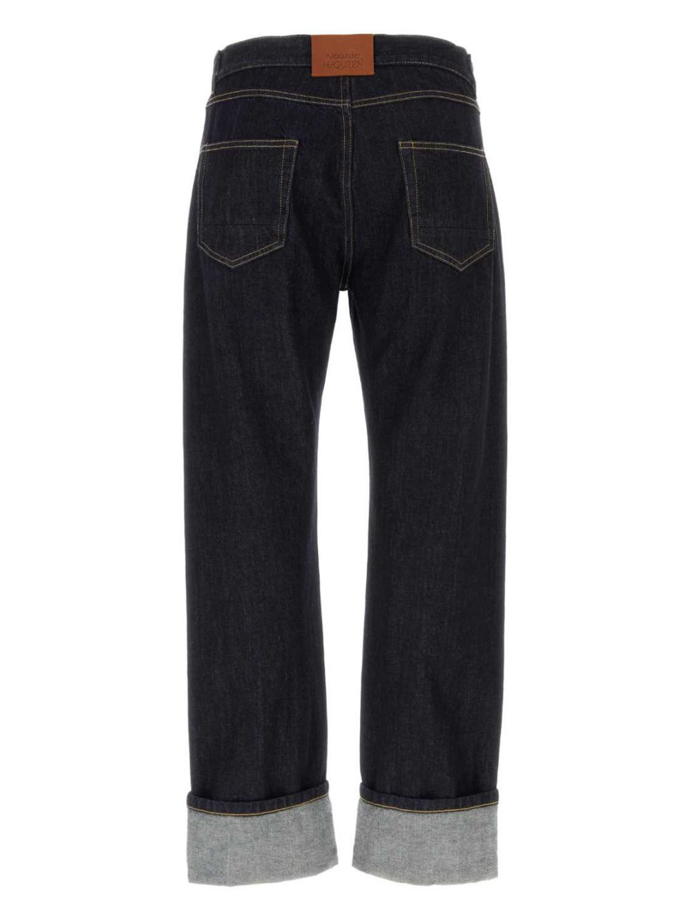 straight-leg cotton jeans - 2