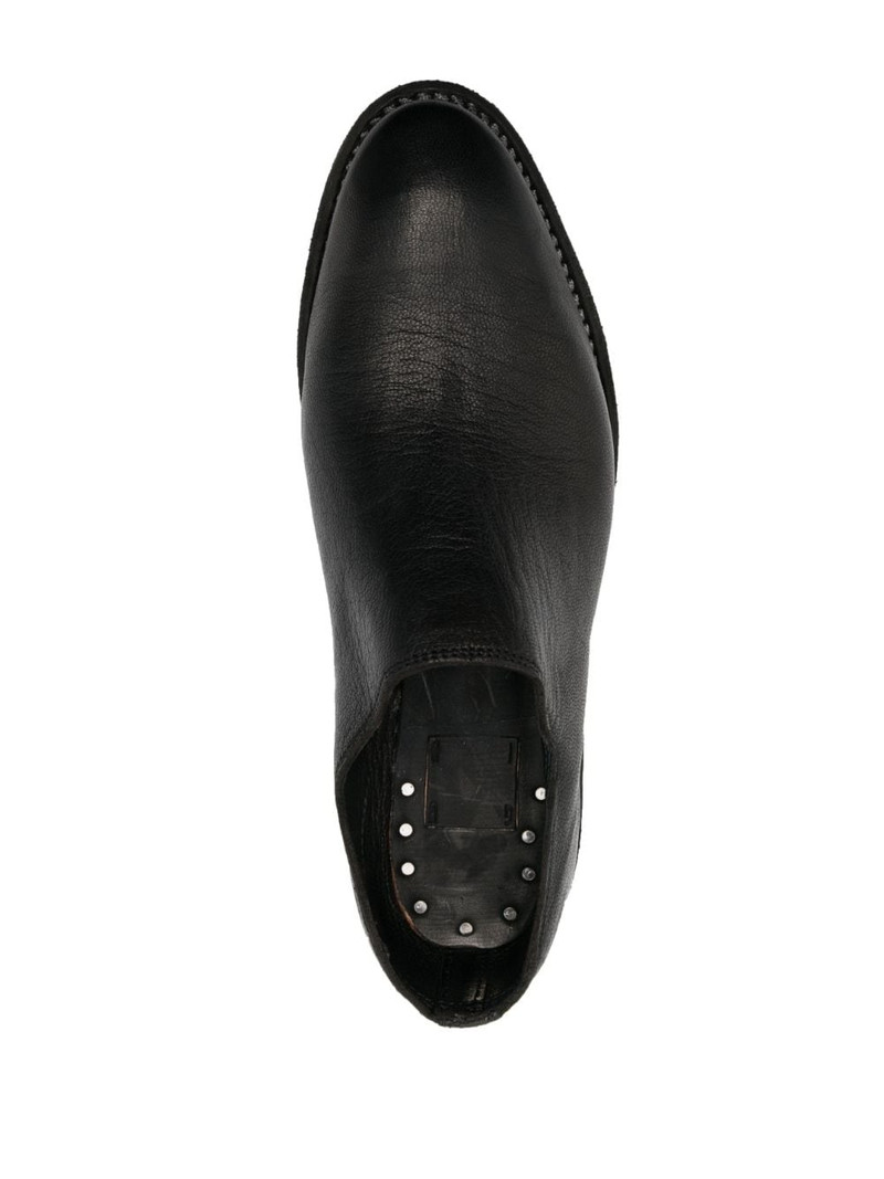 slip-on leather mules 4