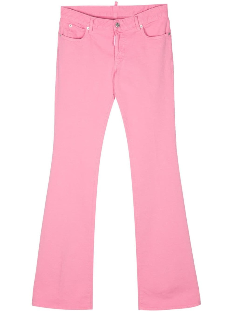 mid-rise flared jeans 1