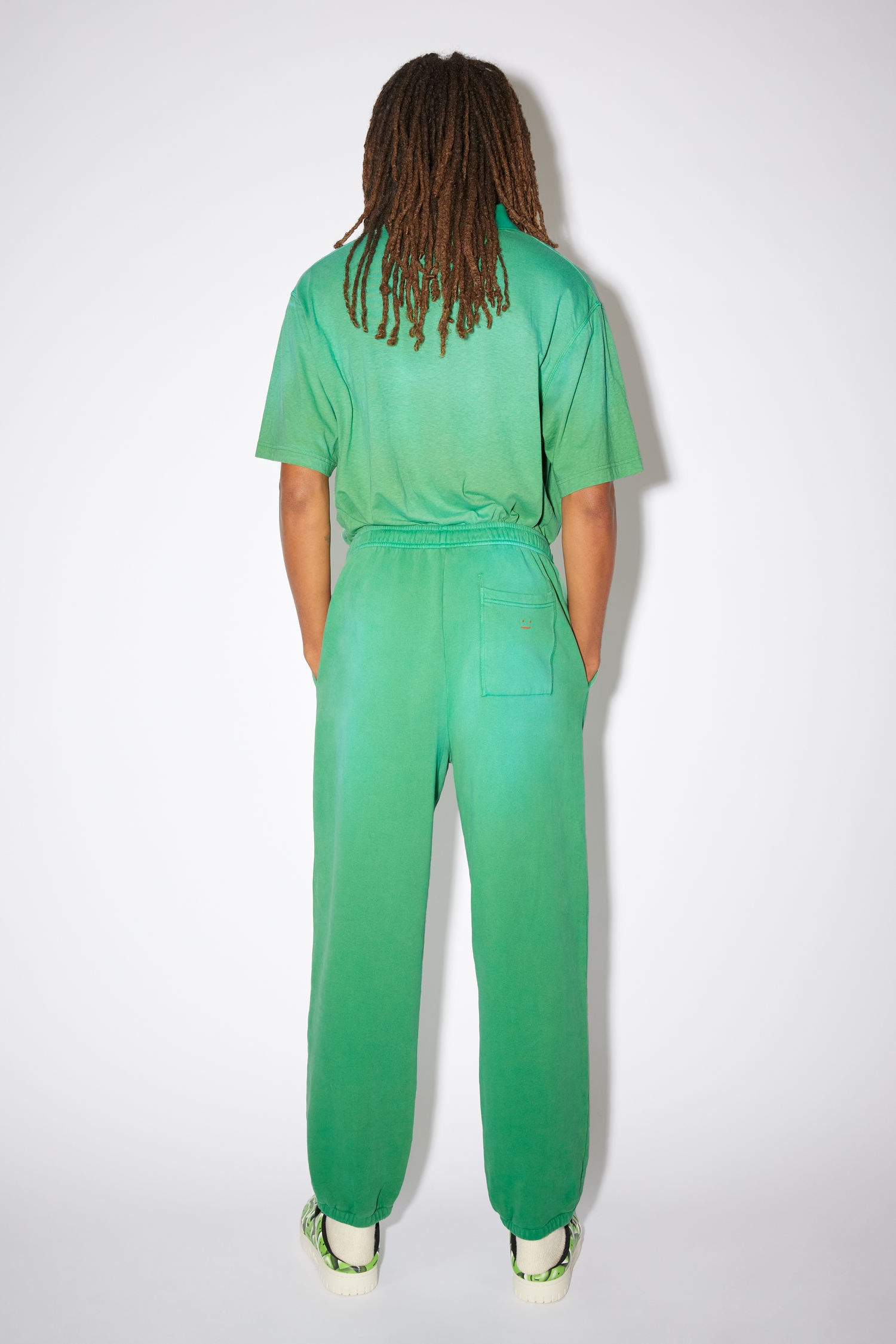 Cotton sweatpants - Grass green - 3