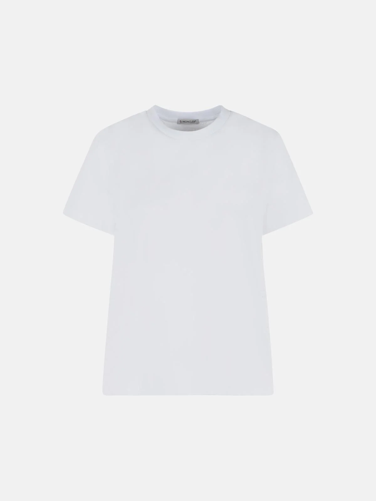 WHITE COTTON T-SHIRT - 1