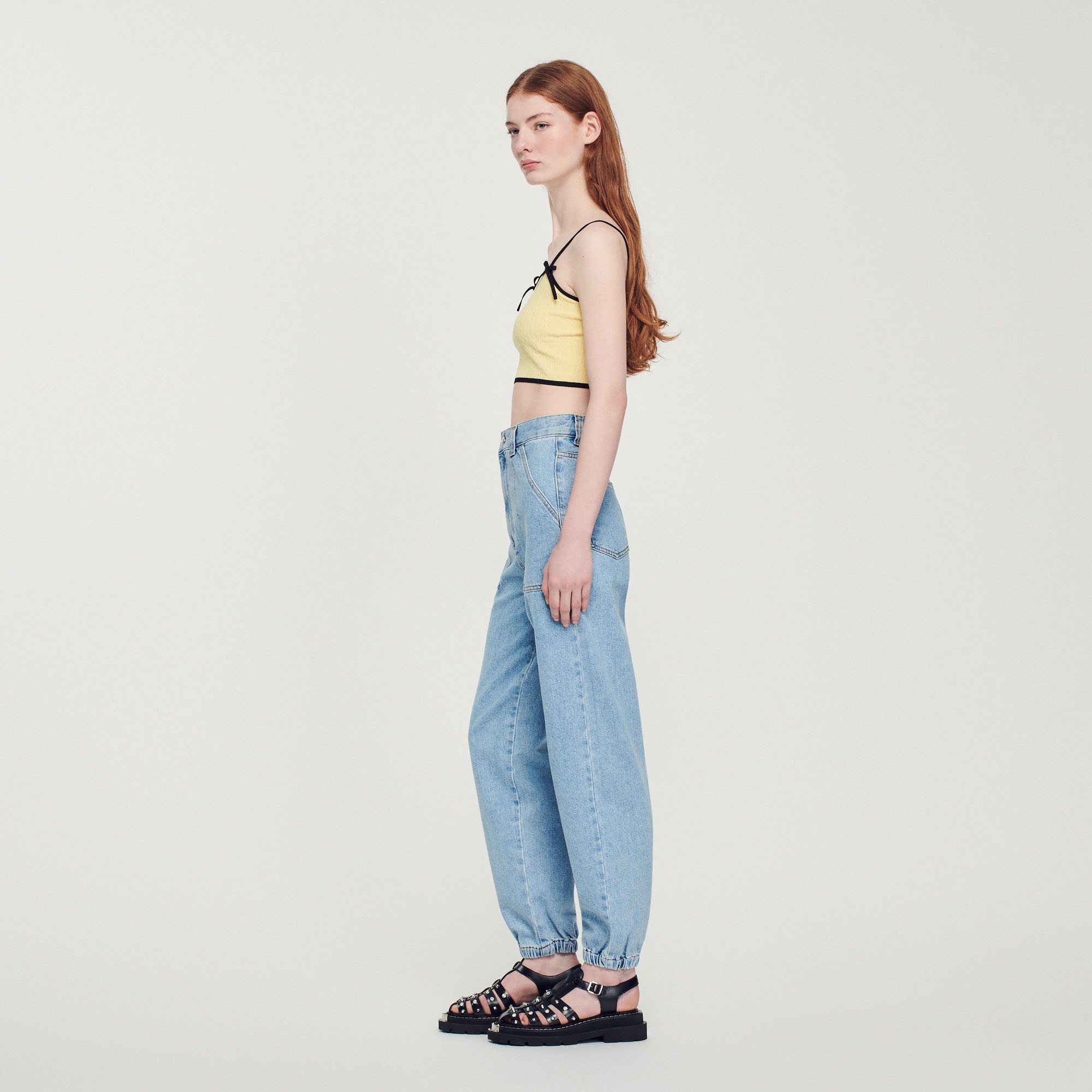 Faded denim jeans - 7