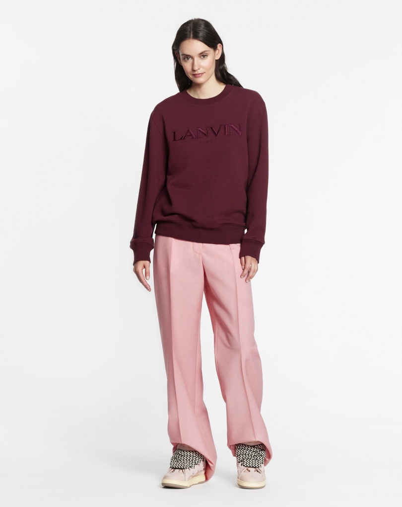 LANVIN PARIS EMBROIDERED SWEATSHIRT - 2