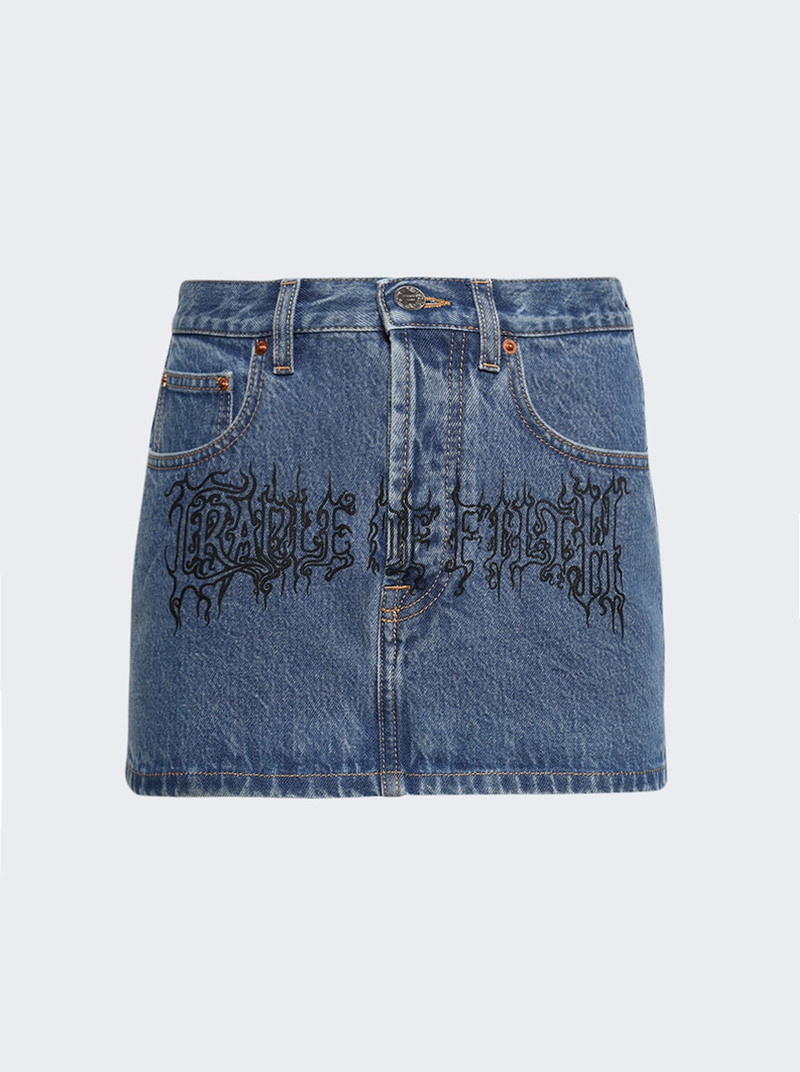 Mini Denim Skirt Light Blue 1