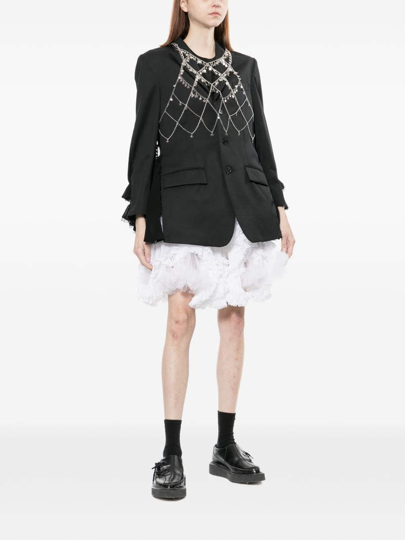 Noir Kei Ninomiya ruffled blazer outlook
