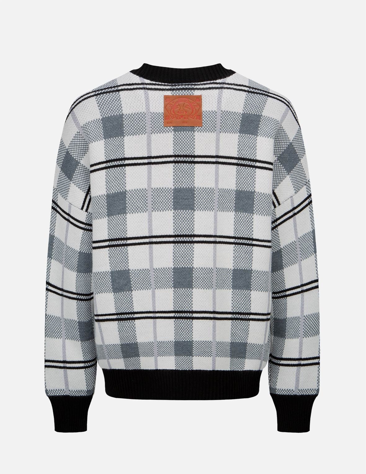 CHECKED KNITTED PULLOVER - 2