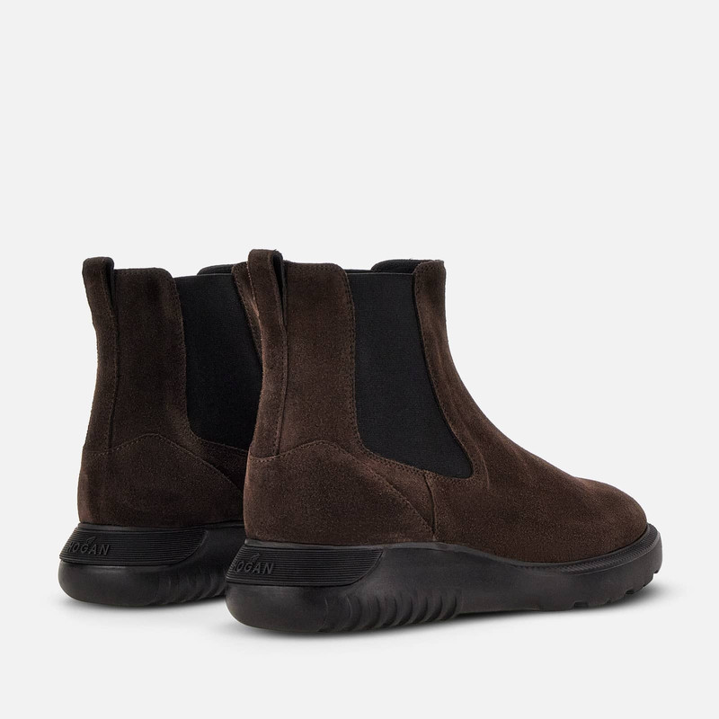 HOGAN Chelsea Boots Hogan H600 Brown outlook