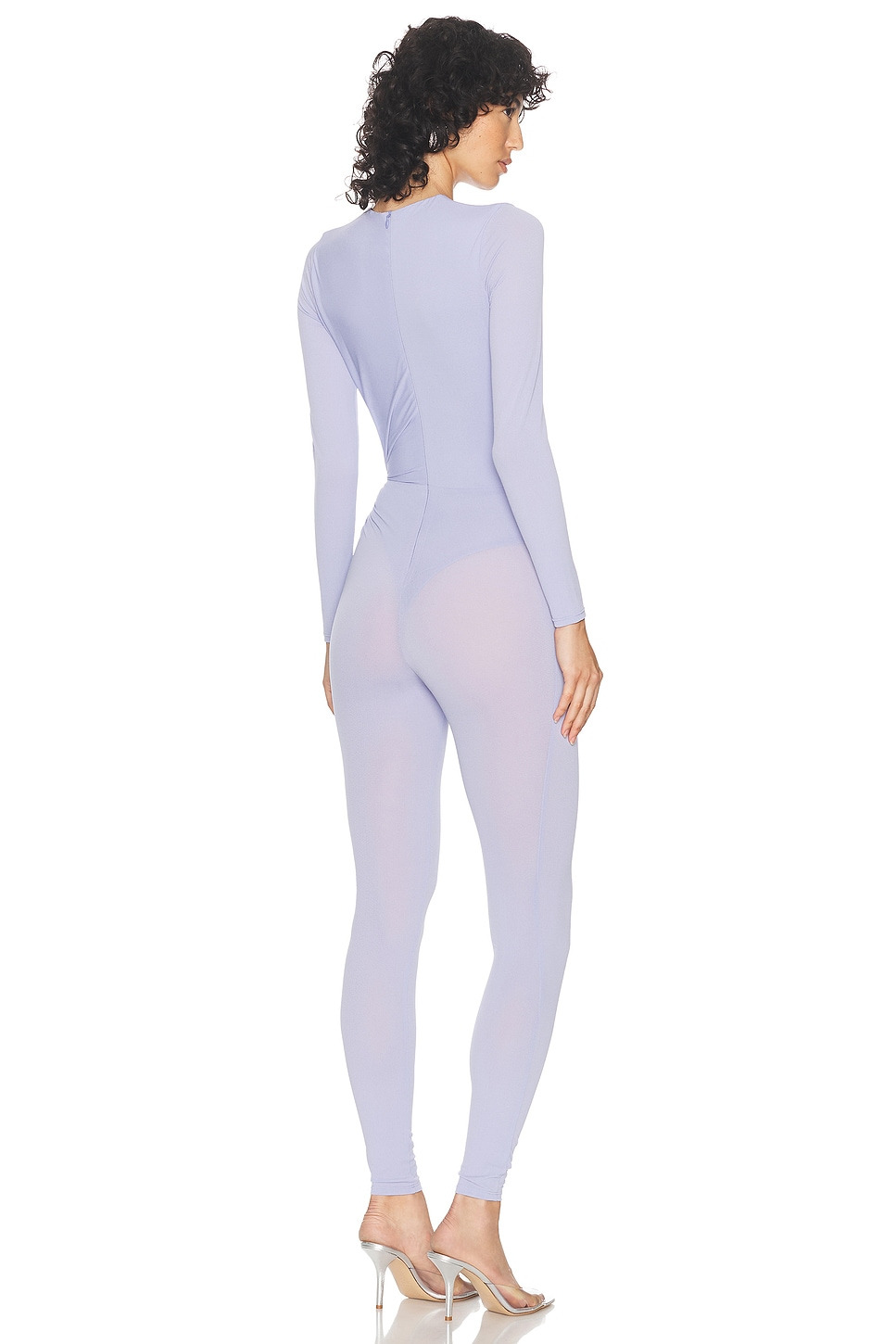 Long Sleeve Twist Catsuit - 4