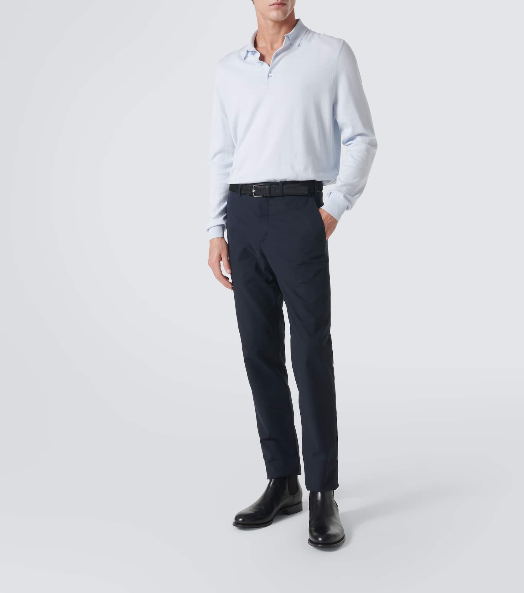 Loro Island cotton polo sweater - 2