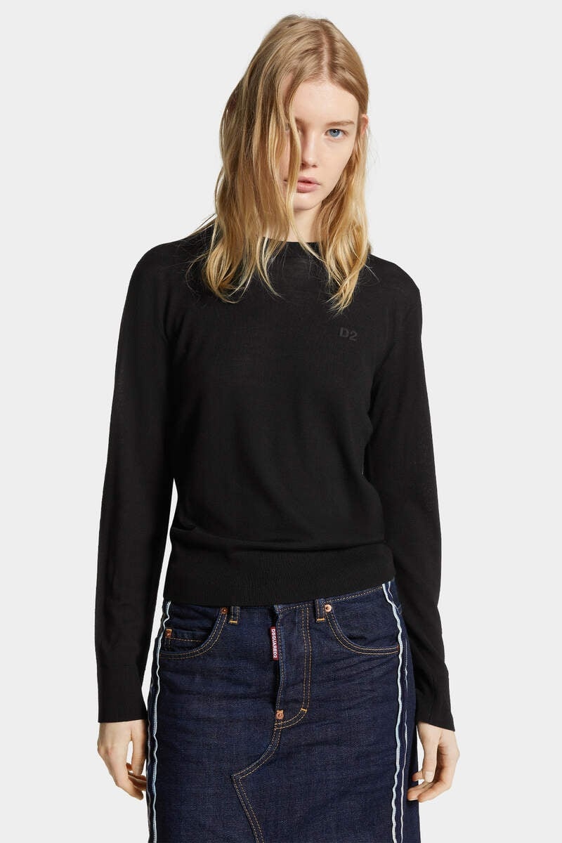 D2 WOOL CREWNECK PULLOVER - 3