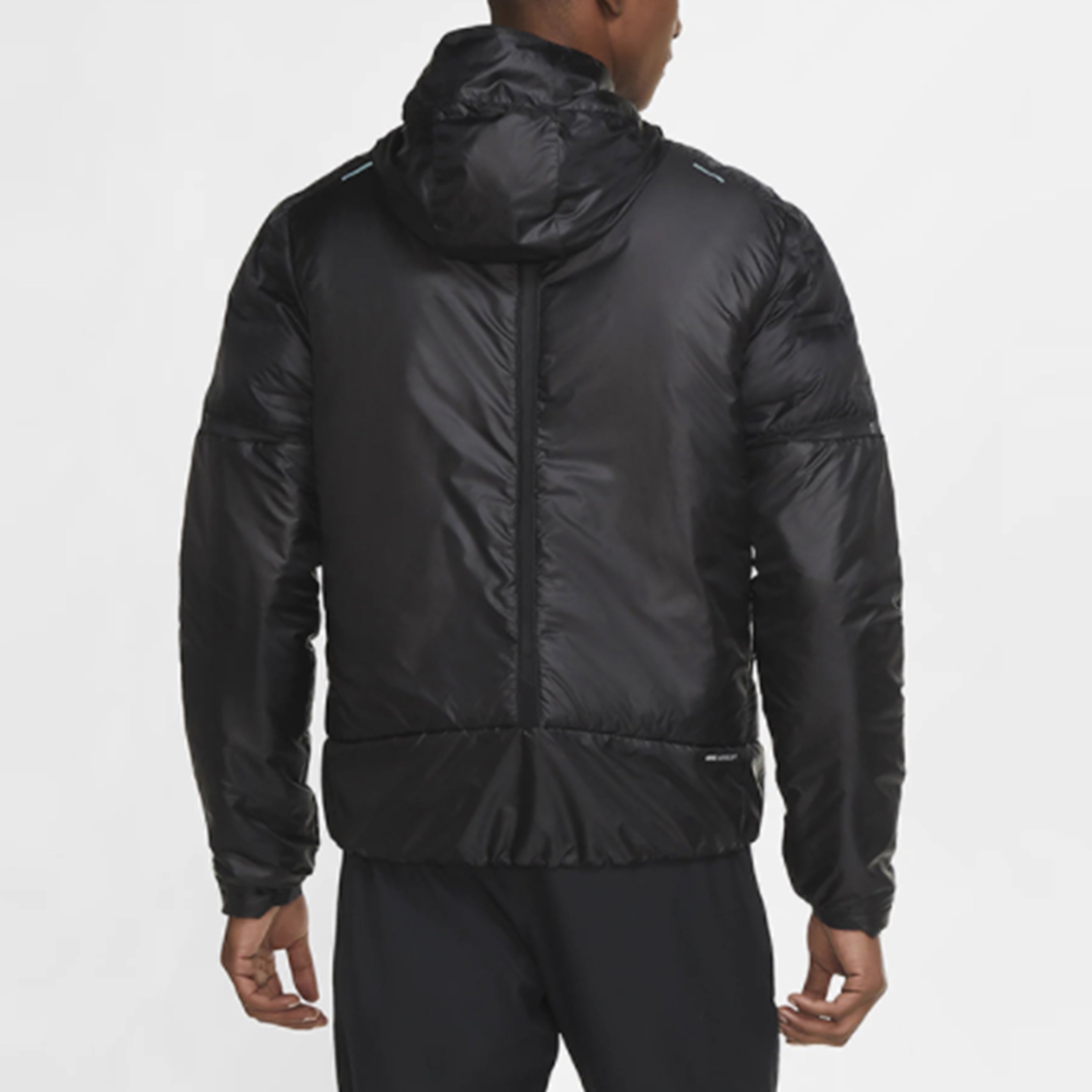 Nike Reflective logo Running Sports Down Jacket Black CU7793-010 - 3