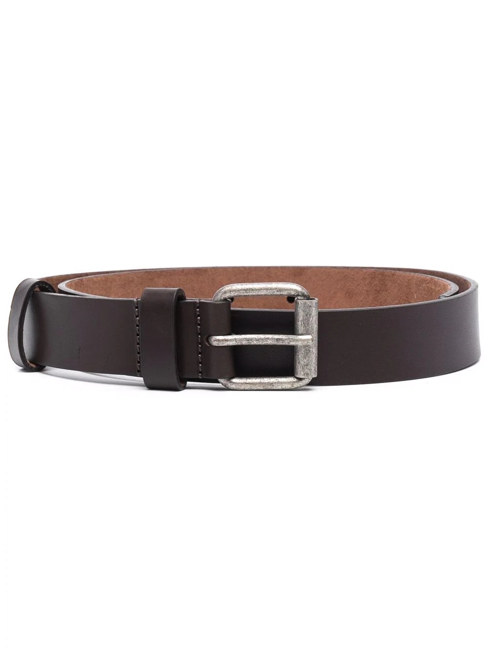 distressed buckle belt - 1