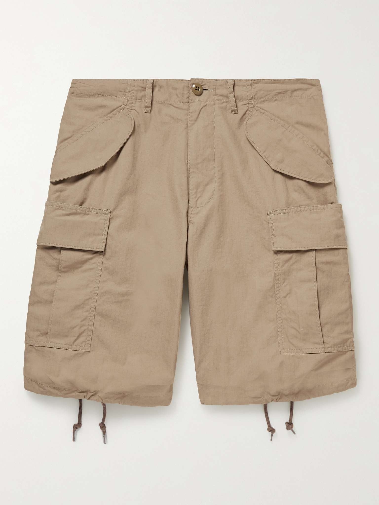 Cotton-Ripstop Cargo Shorts - 1