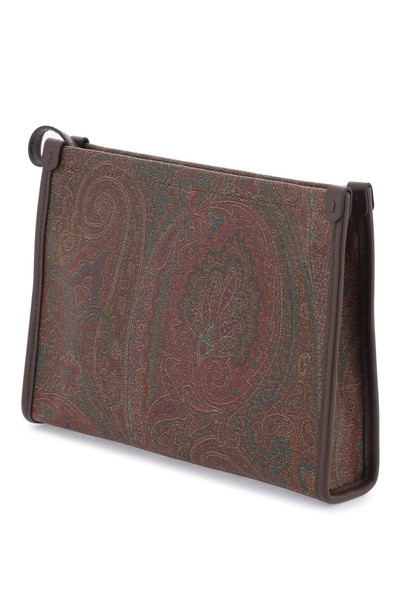 Etro Paisley pouch with embroidery outlook