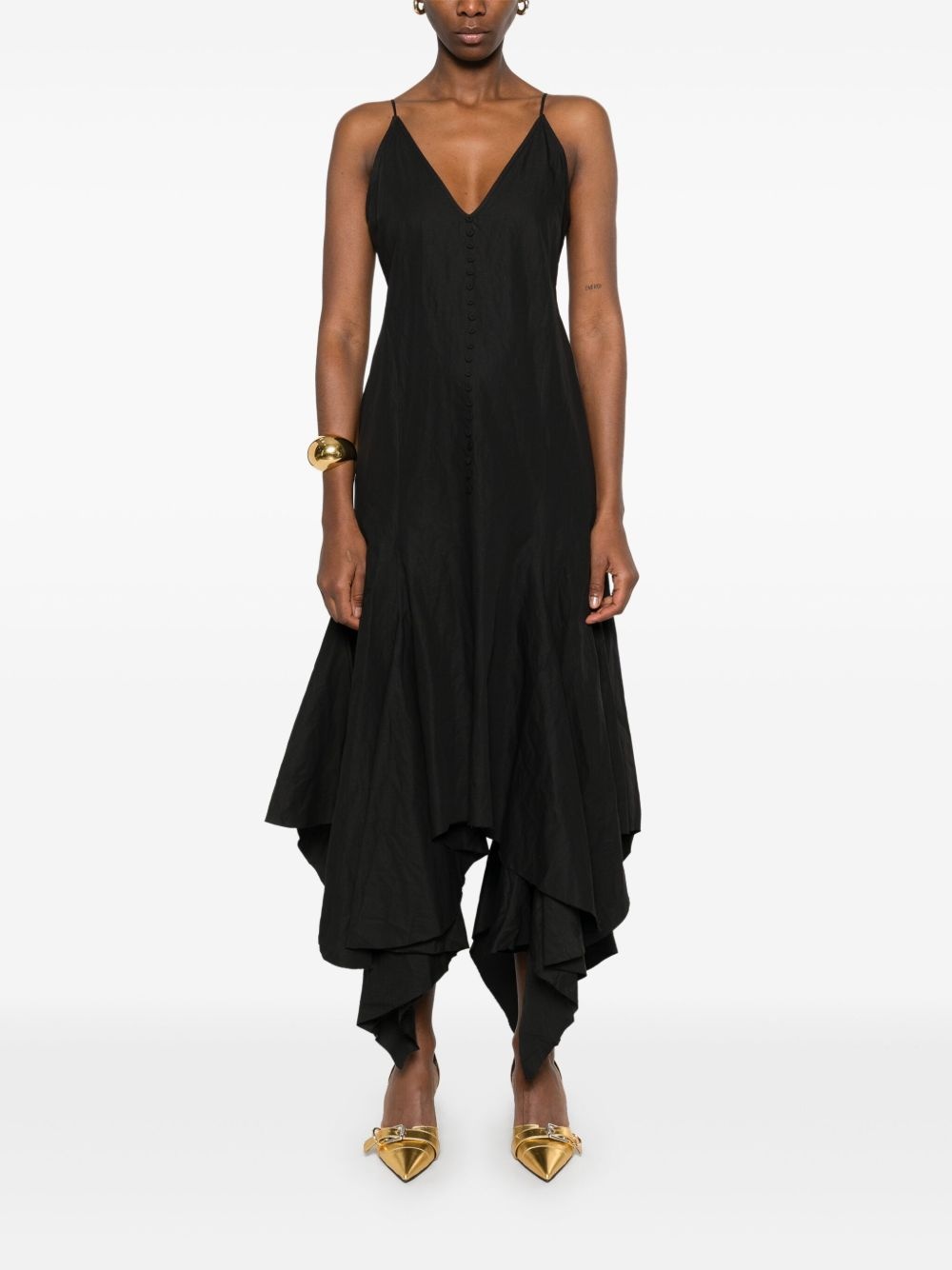 V-neck dress - 2