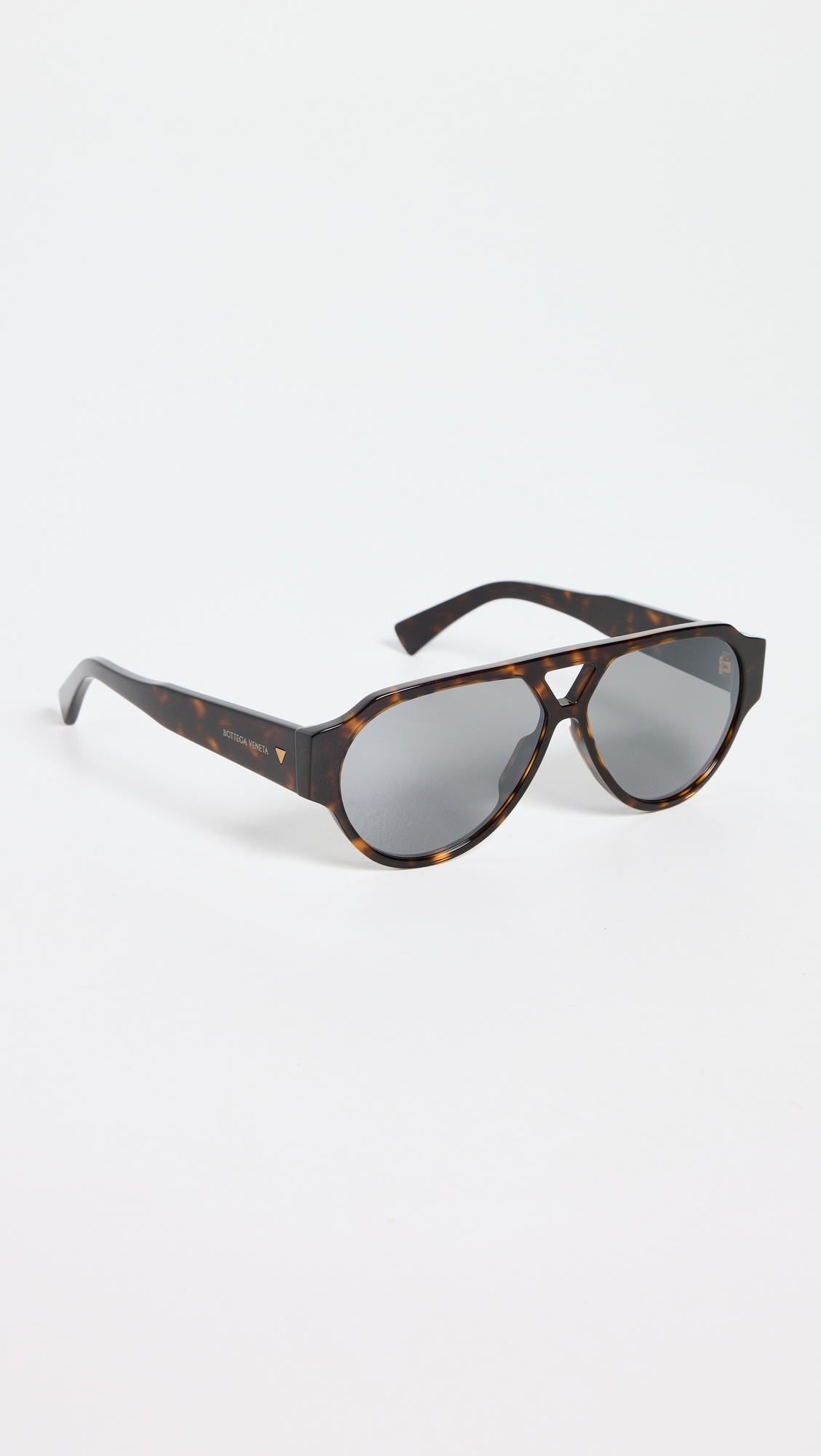 Bold Triangle Stud Pilot Sunglasses - 4